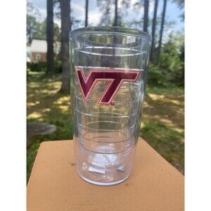 Tervis Tumbler 16 oz. VT Virginia Tech Logo Insulated Beach, Pool, Boat